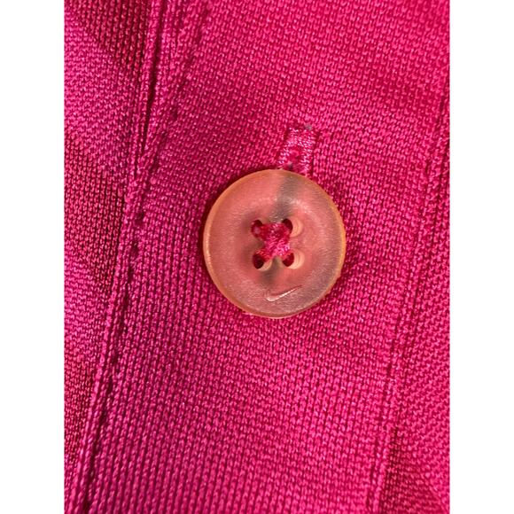 Nike Golf Tour Performance Dri Fit Activewear Geometric Shirt Fuschia Pink Large - Picture 4 of 9